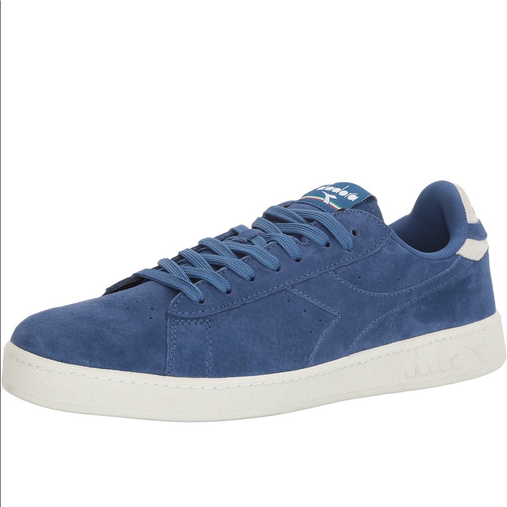 BNWT Diadora Game Low S in Blue Suede